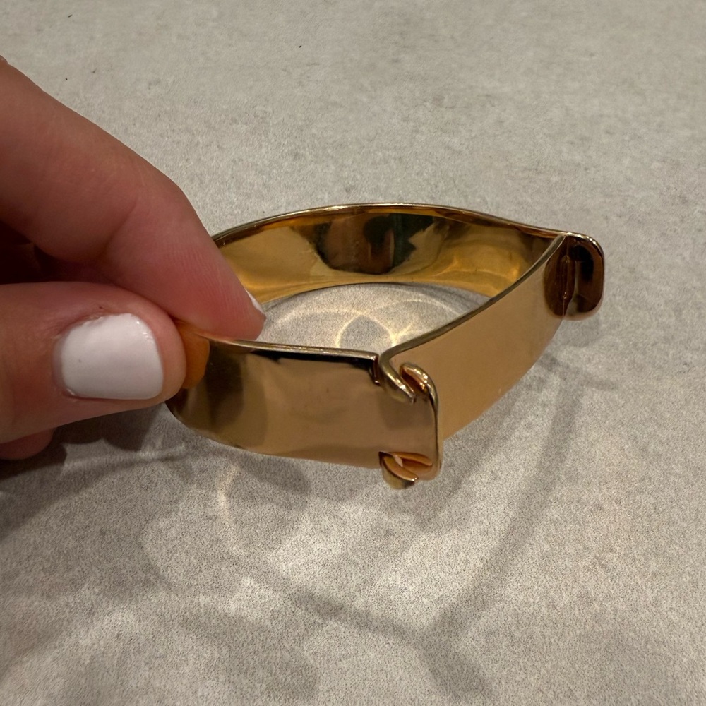 Miansai Gold Clip Cuff Bracelet